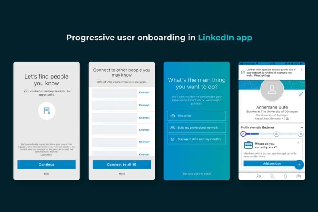 Progressive Onboarding